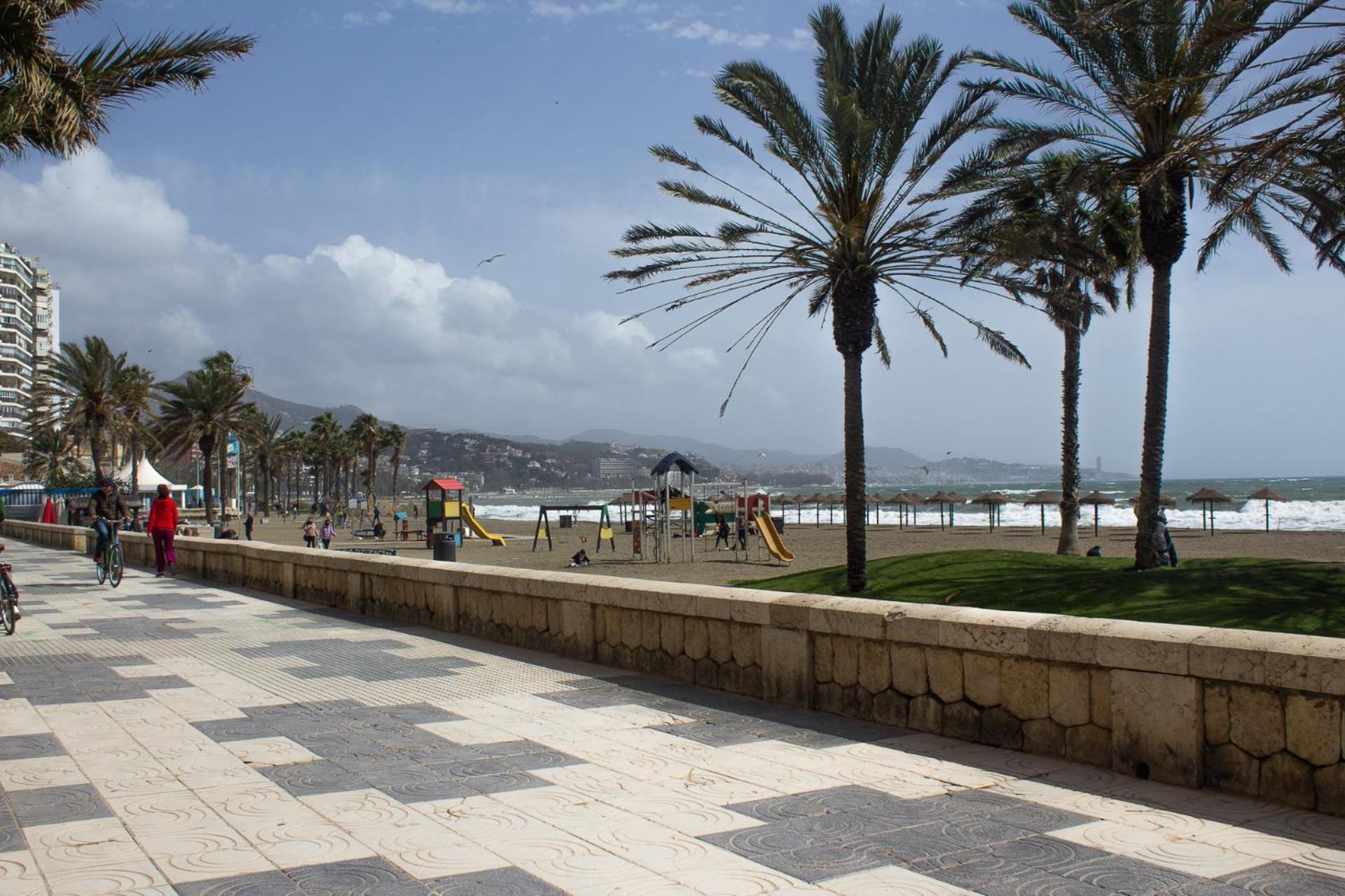 Malagueta, Primera Linea De Playa Màlaga Exteriér fotografie